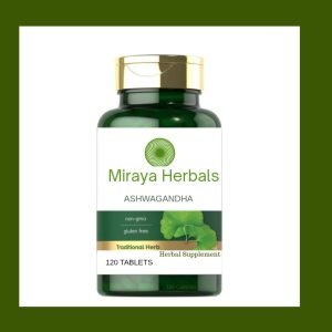 Ashwagandha Capsules – Stress & Energy Support (120 Tablets)