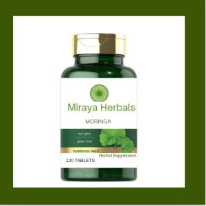 Moringa Capsules – Natural Energy & Immunity Support (120 Tablets)